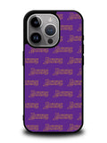 Lakers Pattern LA iPhone 16 Pro Case OV10887