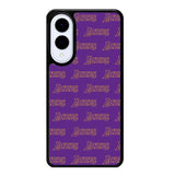 Lakers Pattern LA Samsung Galaxy S25 Edge 5G Case OV10887