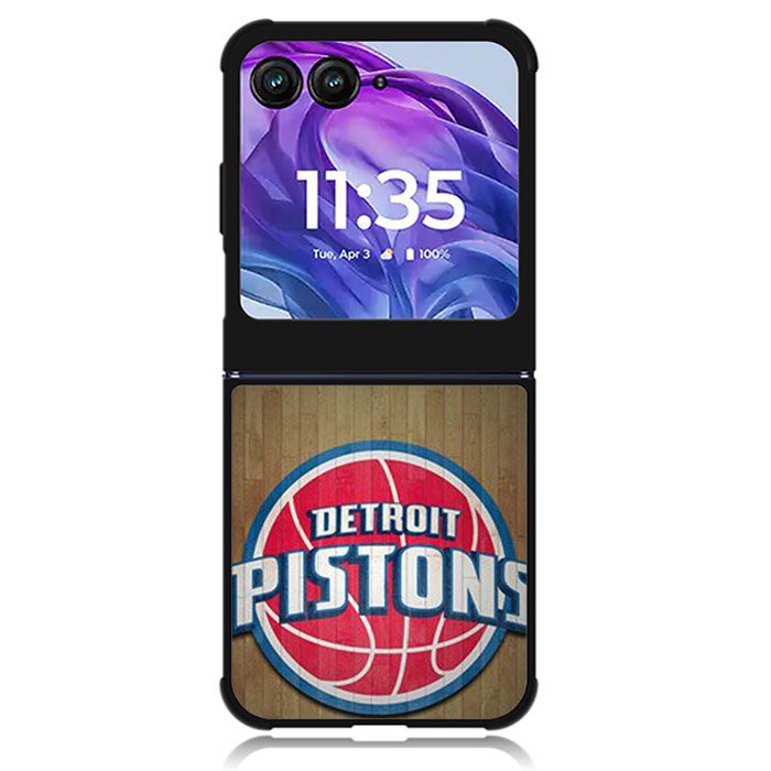 Detroit Pistons NBA Motorola Moto Razr Plus 2024 , Moto Razr+ 2024 Case OV10925