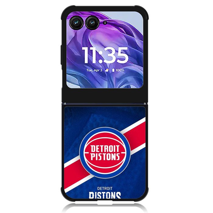 NBA Detroit Pistons Motorola Moto Razr Plus 2024 , Moto Razr+ 2024 Case OV10781