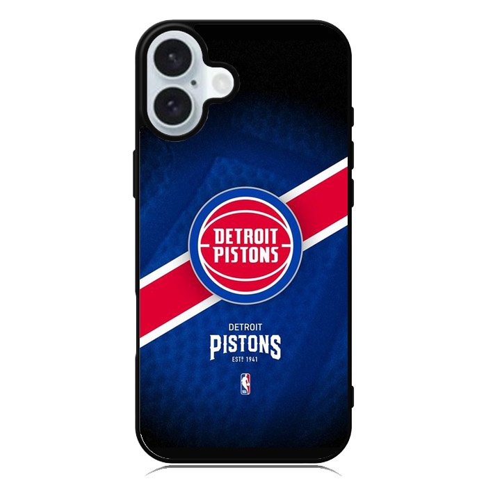 NBA Detroit Pistons iPhone 16 Case QC10781