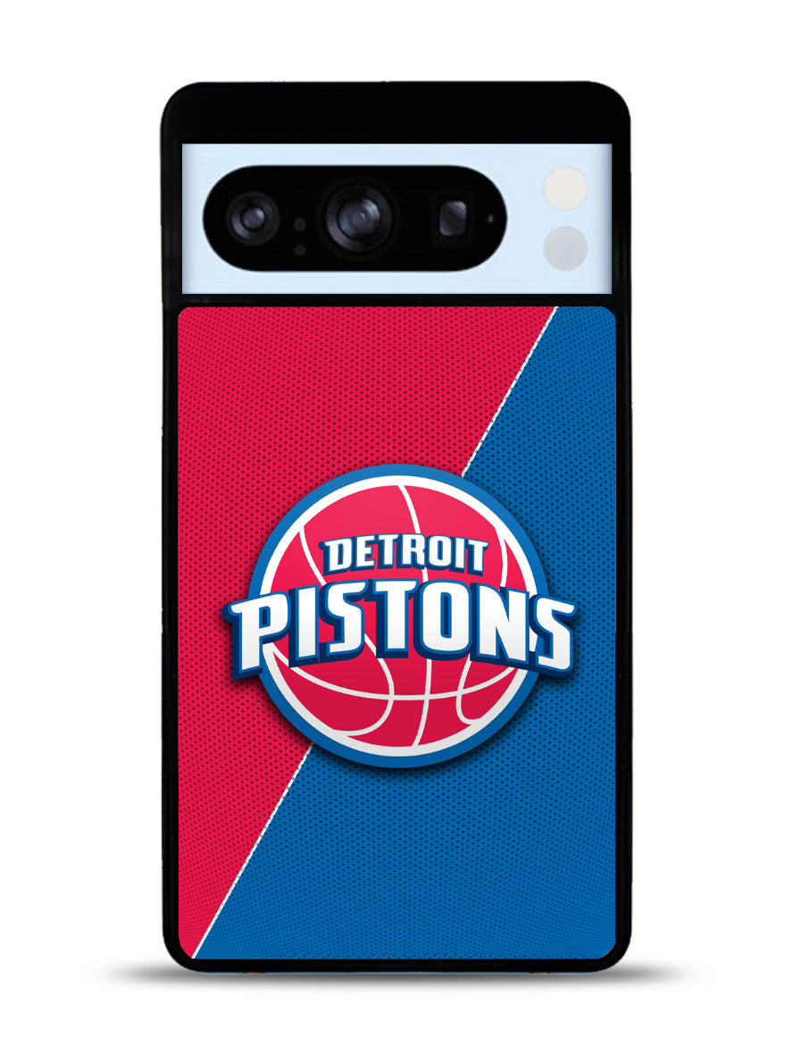 Red Blue Detroit Pistons Google Pixel 8 Pro Case QC10804