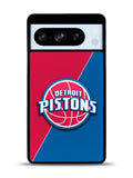 Red Blue Detroit Pistons Google Pixel 8 Pro Case QC10804