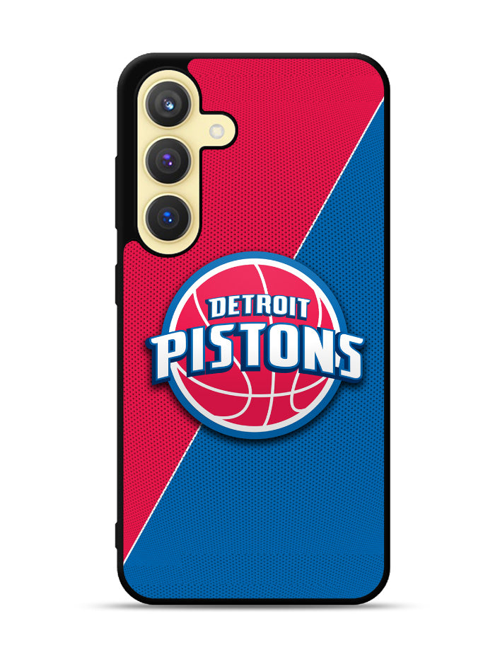 Red Blue Detroit Pistons Samsung Galaxy S25 Plus 5G , Samsung Galaxy S25+ 5G Case OV10804