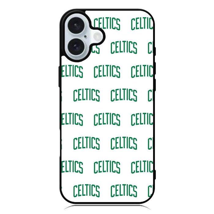 Celtics Pattern Logo iPhone 16 Case QC10917