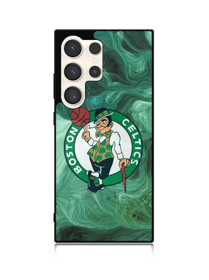 Marble Boston Celtics Samsung Galaxy S23 Ultra 5G Case QC10894