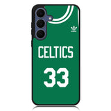 Celtics 33 Jersey Samsung Galaxy S25 FE Case OV10915