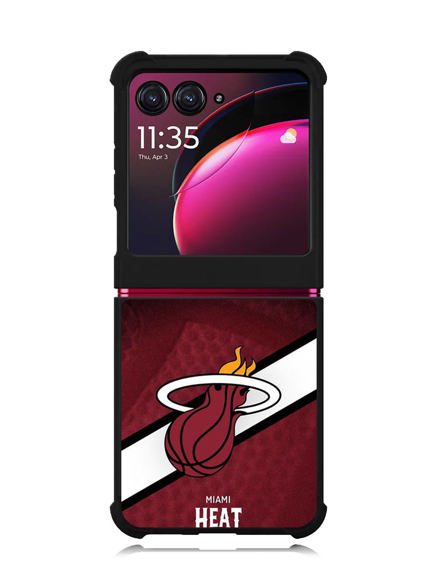Miami Heat NBA Motorola Moto Razr Plus 2023 , Moto Razr+ 2023 Case OV10768