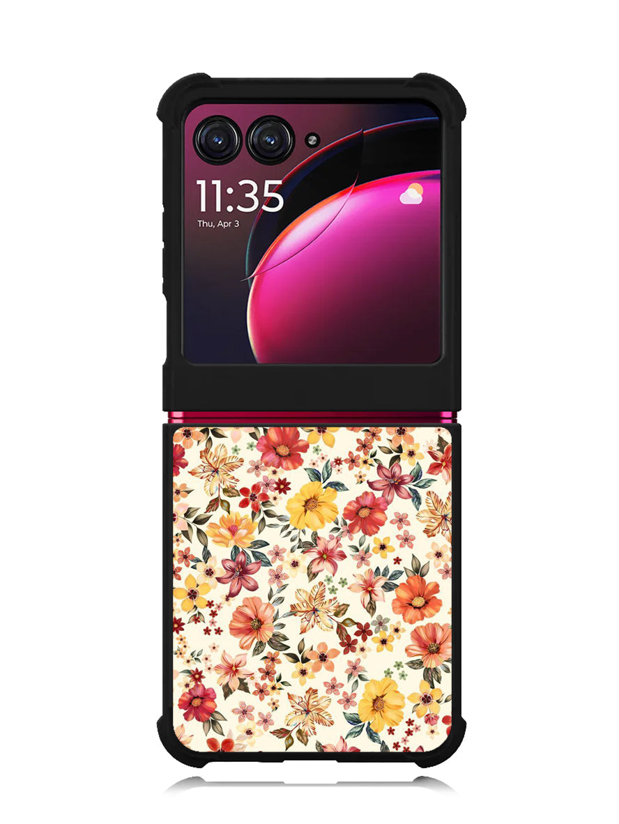 Floral Flower Vintage Motorola Moto Razr Plus 2023 , Moto Razr+ 2023 Case OV10567