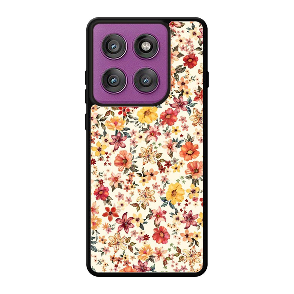 Floral Flower Vintage Motorola Moto Edge 60 Pro Case OV10567