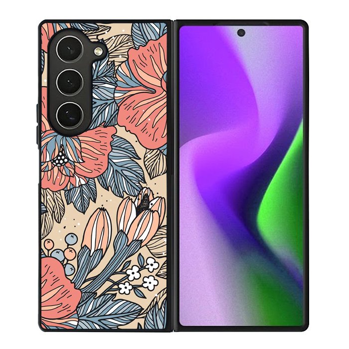 Floral Flower Samsung Galaxy Z Fold 6 5G 2024 Case OV10564