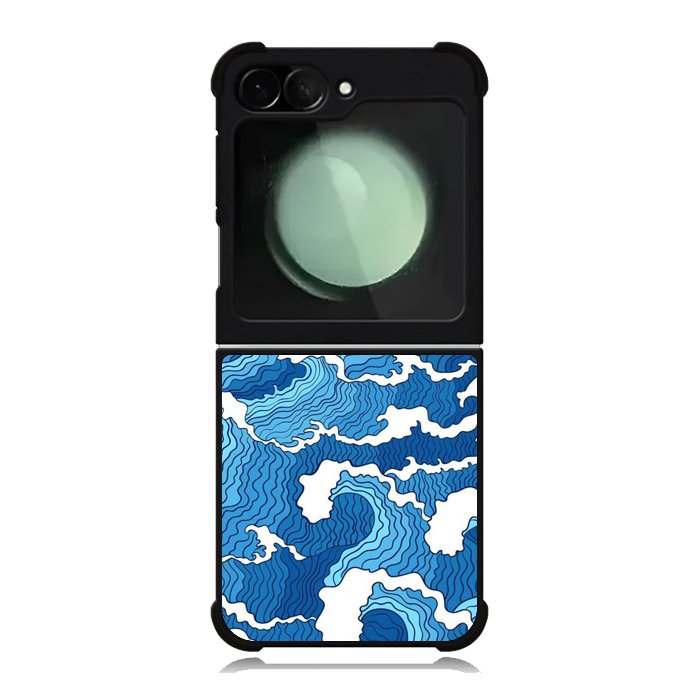 Abstract Wave Samsung Galaxy Z Flip 6 5G 2024 Case OV10628