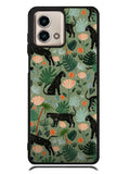 Black Panther on Flores Motorola Moto G Stylus 5G 2023 Case OV10654