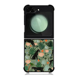 Black Panther on Flores Samsung Galaxy Z Flip 6 5G 2024 Case OV10654