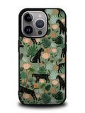 Black Panther on Flores iPhone 16 Pro Max Case QC10654