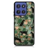 Black Panther on Flores Motorola Moto G Stylus 5G 2025 Case OV10654