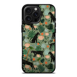 Black Panther on Flores iPhone 16 Pro Max Case OV10654