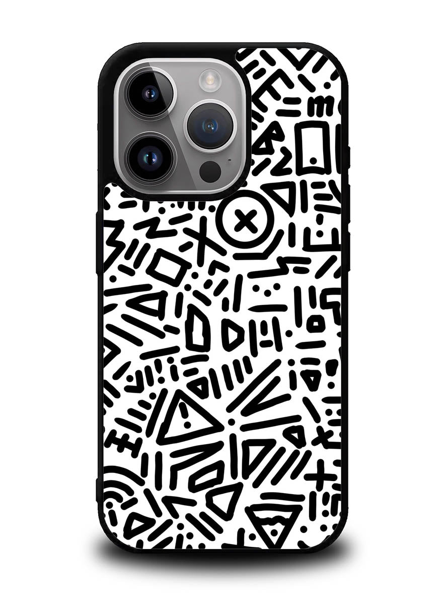 Abstract Line iPhone 16 Pro Max Case QC10627