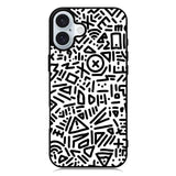 Abstract Line iPhone 16 Plus Case QC10627