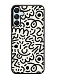 Abstract Doodle Samsung Galaxy A35 5G Case OV10626