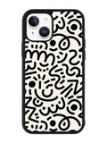 Abstract Doodle iPhone 14 Plus Case QC10626