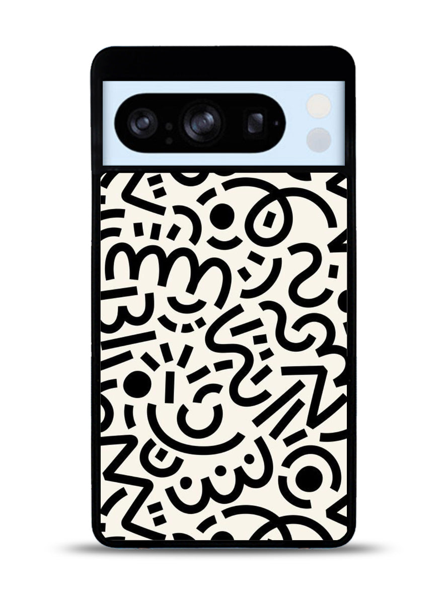 Abstract Doodle Google Pixel 8 Pro Case QC10626