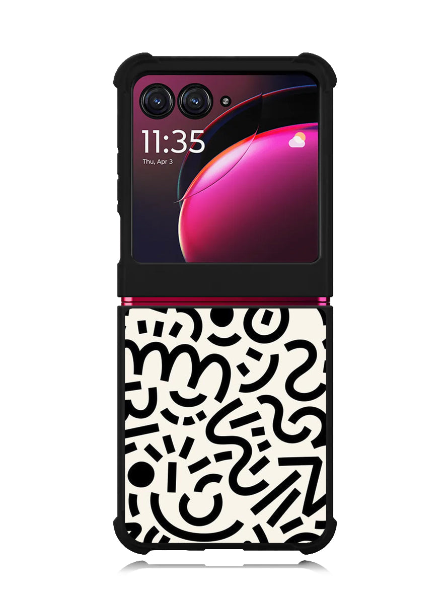 Abstract Doodle Motorola Moto Razr Plus 2023 , Moto Razr+ 2023 Case OV10626