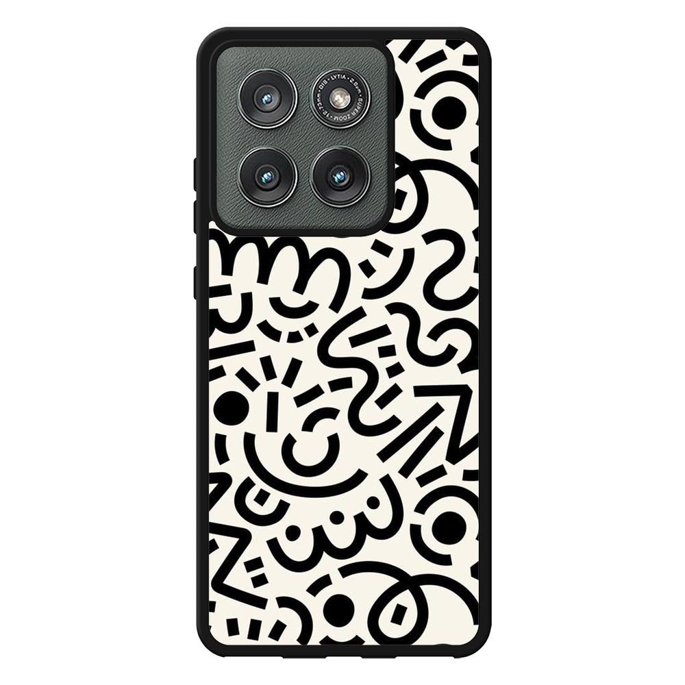Abstract Doodle Motorola Moto Edge 2025 Case OV10626