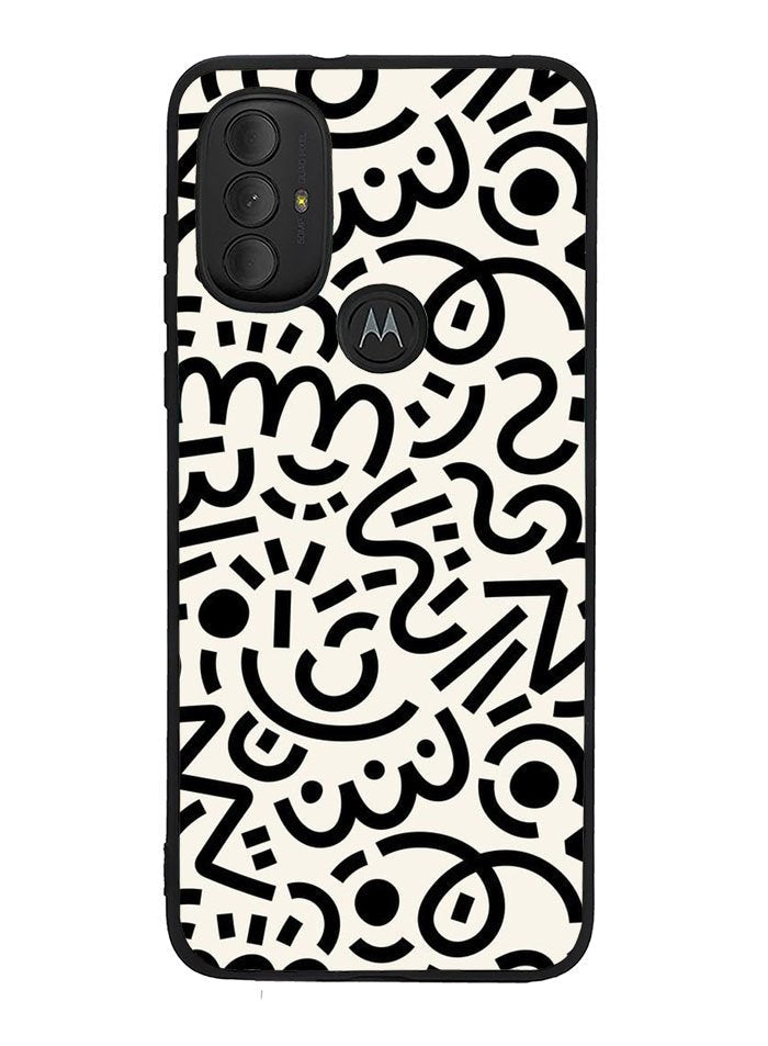 Abstract Doodle Motorola Moto G Pure 2021 , Moto G Power 2022 Case OV10626