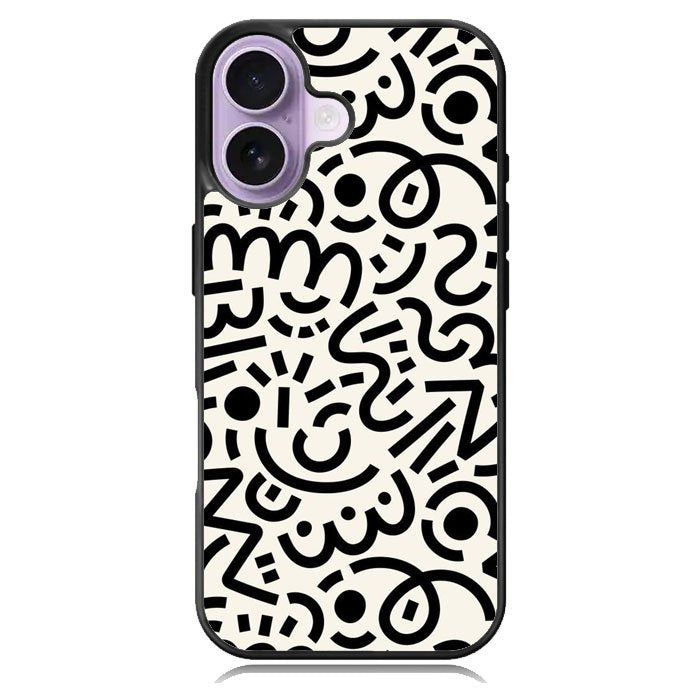Abstract Doodle iPhone 17 Case OV10626