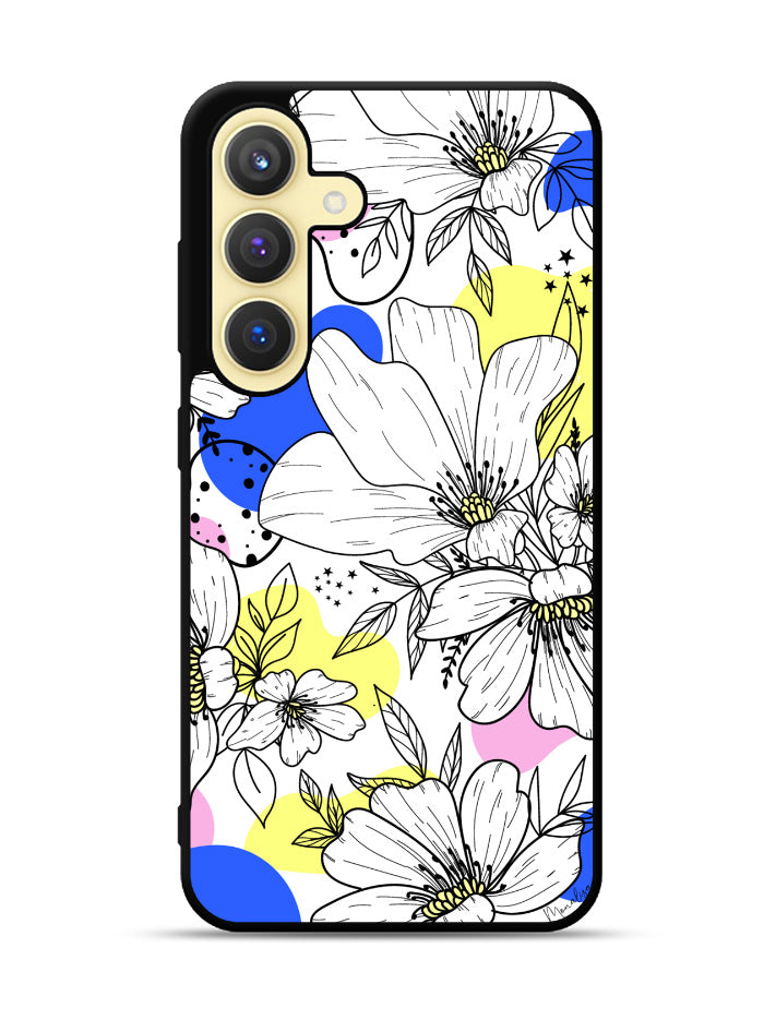 Floral Flower Color Samsung Galaxy S24 FE 5G Case OV10565