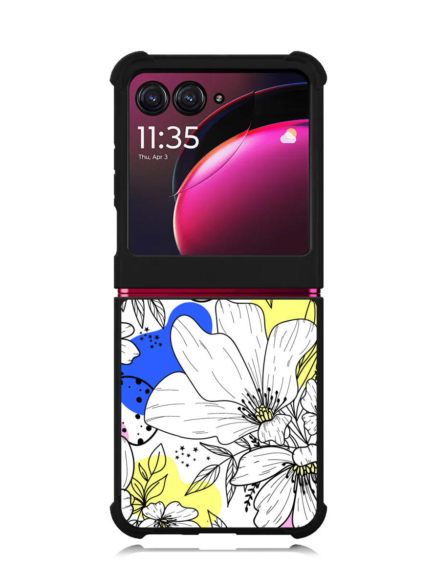 Floral Flower Color Motorola Moto Razr Plus 2023 , Moto Razr+ 2023 Case OV10565