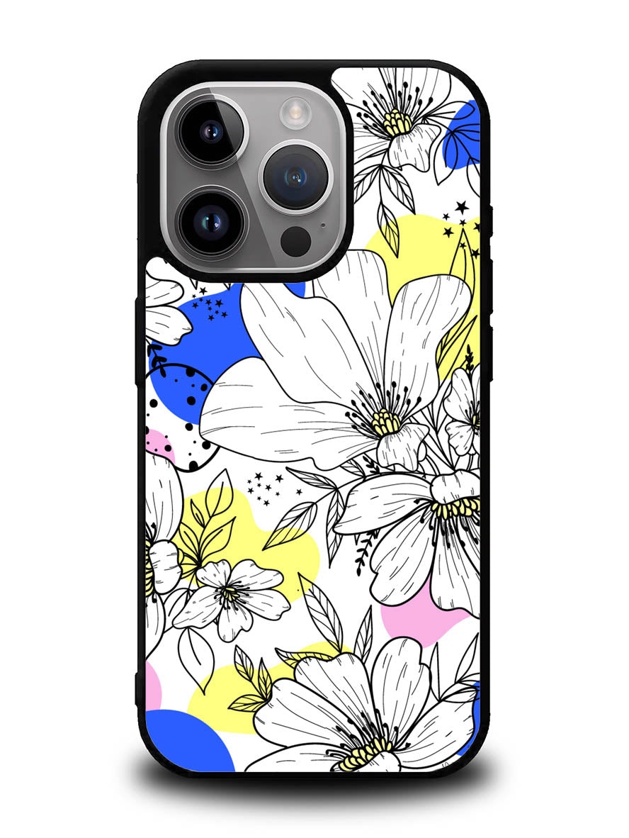 Floral Flower Color iPhone 16 Pro Max Case OV10565