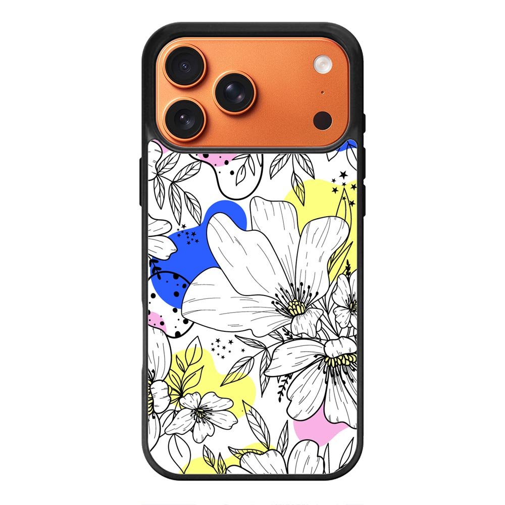 Floral Flower Color iPhone 17 Pro Max Case OV10565