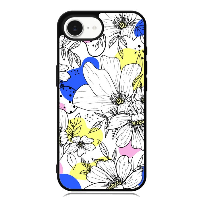 Floral Flower Color iPhone 16e Case OV10565