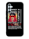 Monkey D luffy Gomu GOmu No Samsung Galaxy A14 5G Case QC10502