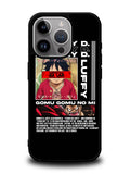 Monkey D luffy Gomu GOmu No iPhone 15 Pro Case OV10502