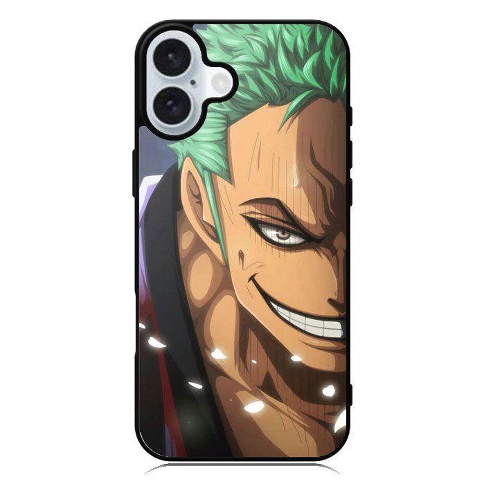 One Piece Roronoa Zoro iPhone 16 Plus Case QC10529