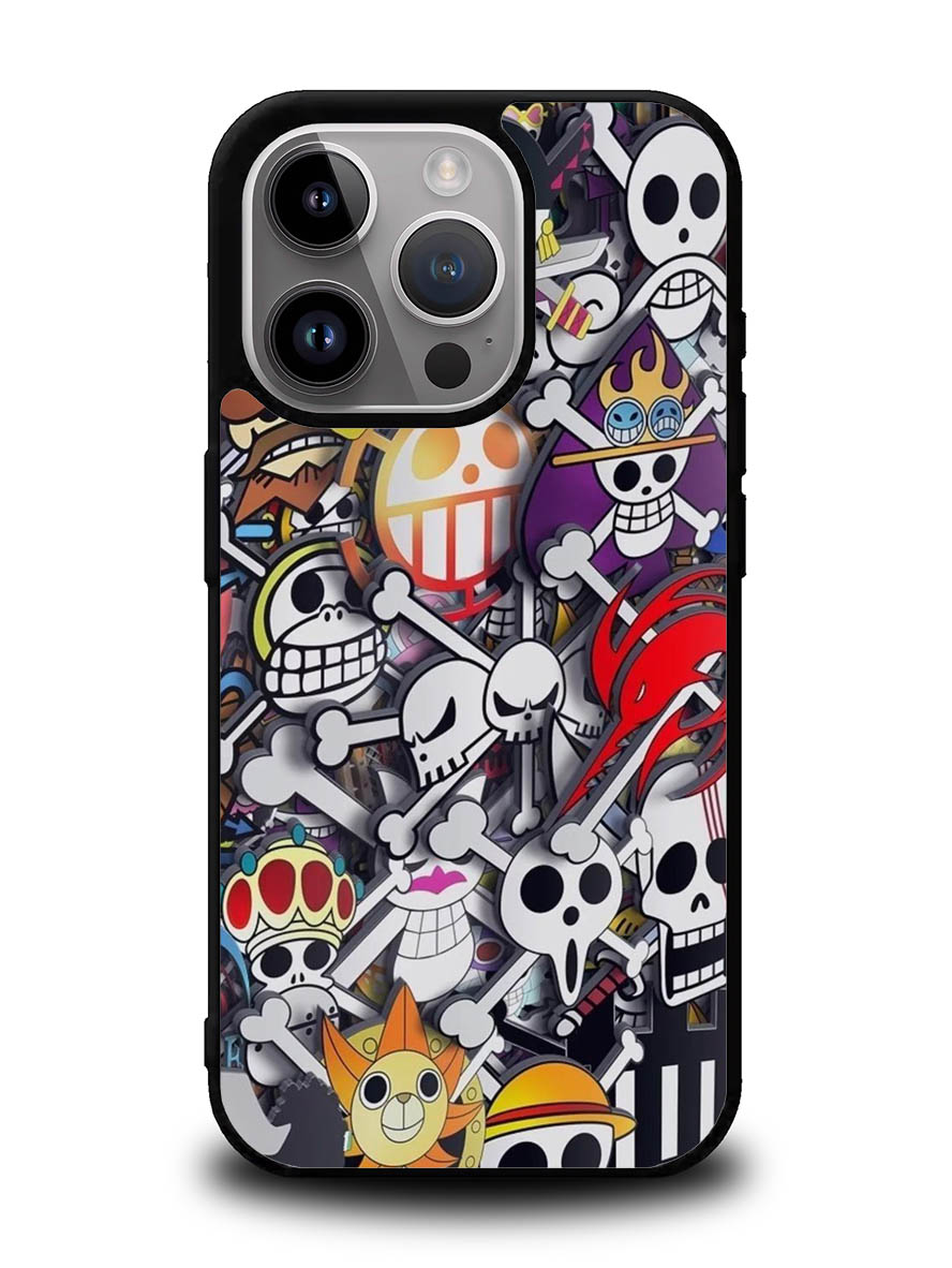 Logo Pirates One Piece iPhone 16 Pro Max Case QC10617