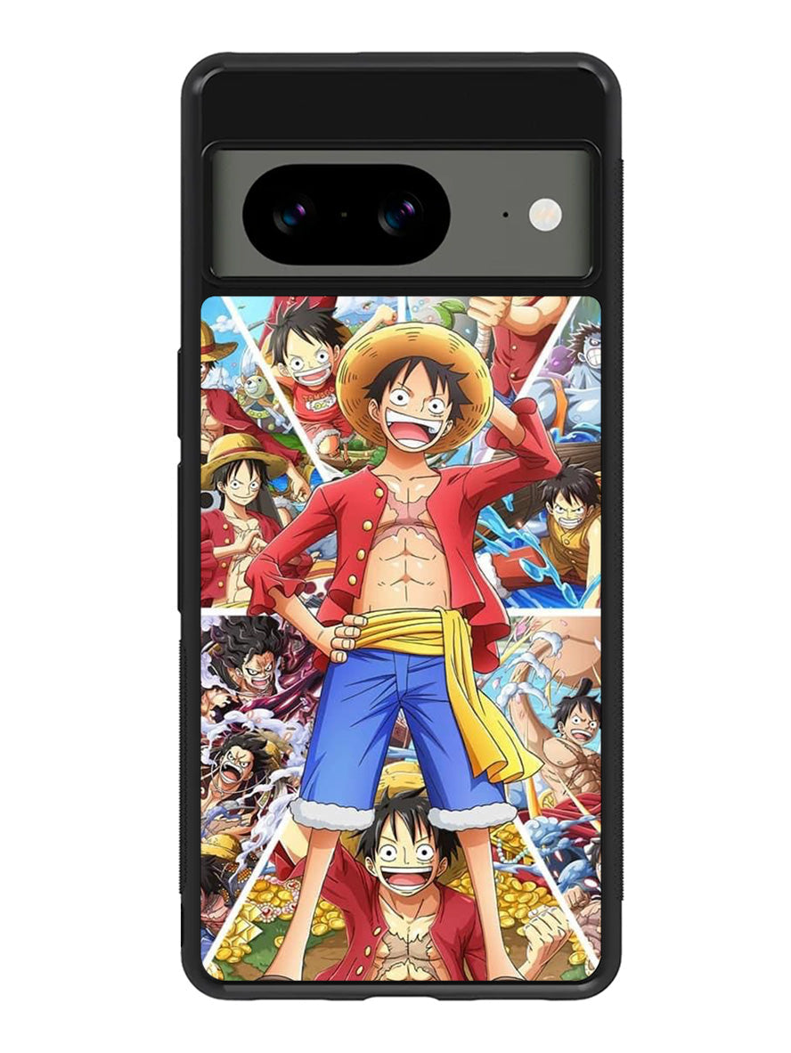 One Piece Luffy Monkey Google Pixel 8A Case QC10528