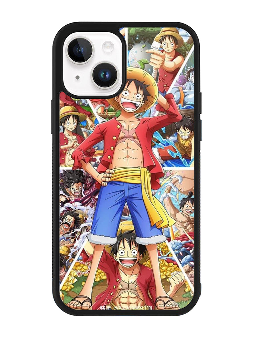 One Piece Luffy Monkey iPhone 14 Plus Case QC10528