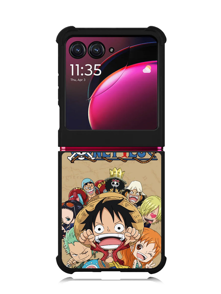One Piece Anime Character Kawai Motorola Moto Razr Plus 2023 , Moto Razr+ 2023 Case OV10521