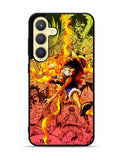 Fire Luffy One Piece Samsung Galaxy S25 Plus 5G , Samsung Galaxy S25+ 5G Case OV10563