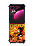 Fire Luffy One Piece Motorola Moto Razr Plus 2023 , Moto Razr+ 2023 Case OV10563