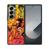 Fire Luffy One Piece Samsung Galaxy Z Fold 7 5G Case QC10563