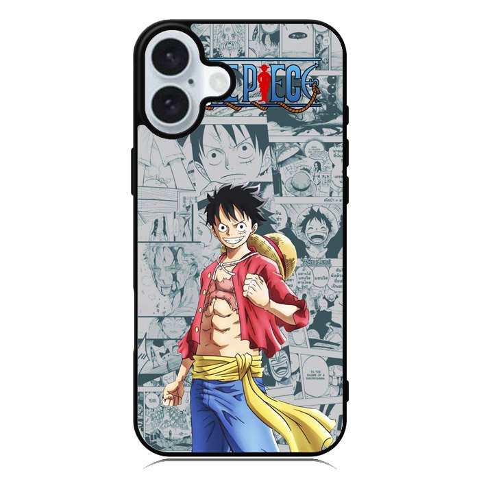 One Piece Comics Luffy iPhone 16 Plus Case QC10524
