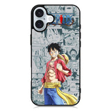 One Piece Comics Luffy iPhone 16 Plus Case QC10524
