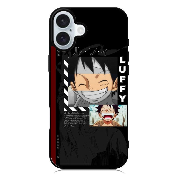 LUFFY One Piece Aesthetic iPhone 16 Plus Case QC10475
