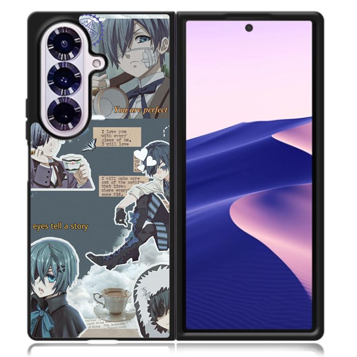 Ciel Phantomhive Anime Samsung Galaxy Z Fold 7 Case OV10694