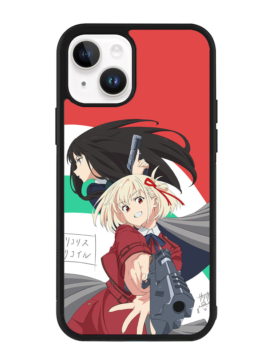 Lycoris Recoil Anime iPhone 14 Plus Case QC10479